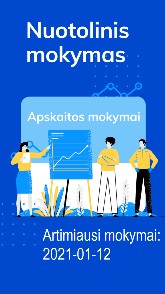Nuotolinis mokymas - Buhalteriu mokymai