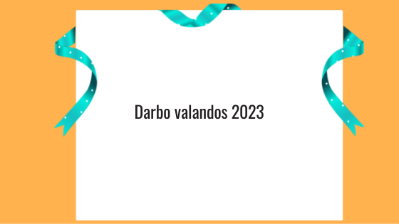 darbo valandos 2023