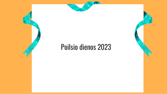 poilsio dienos 2023